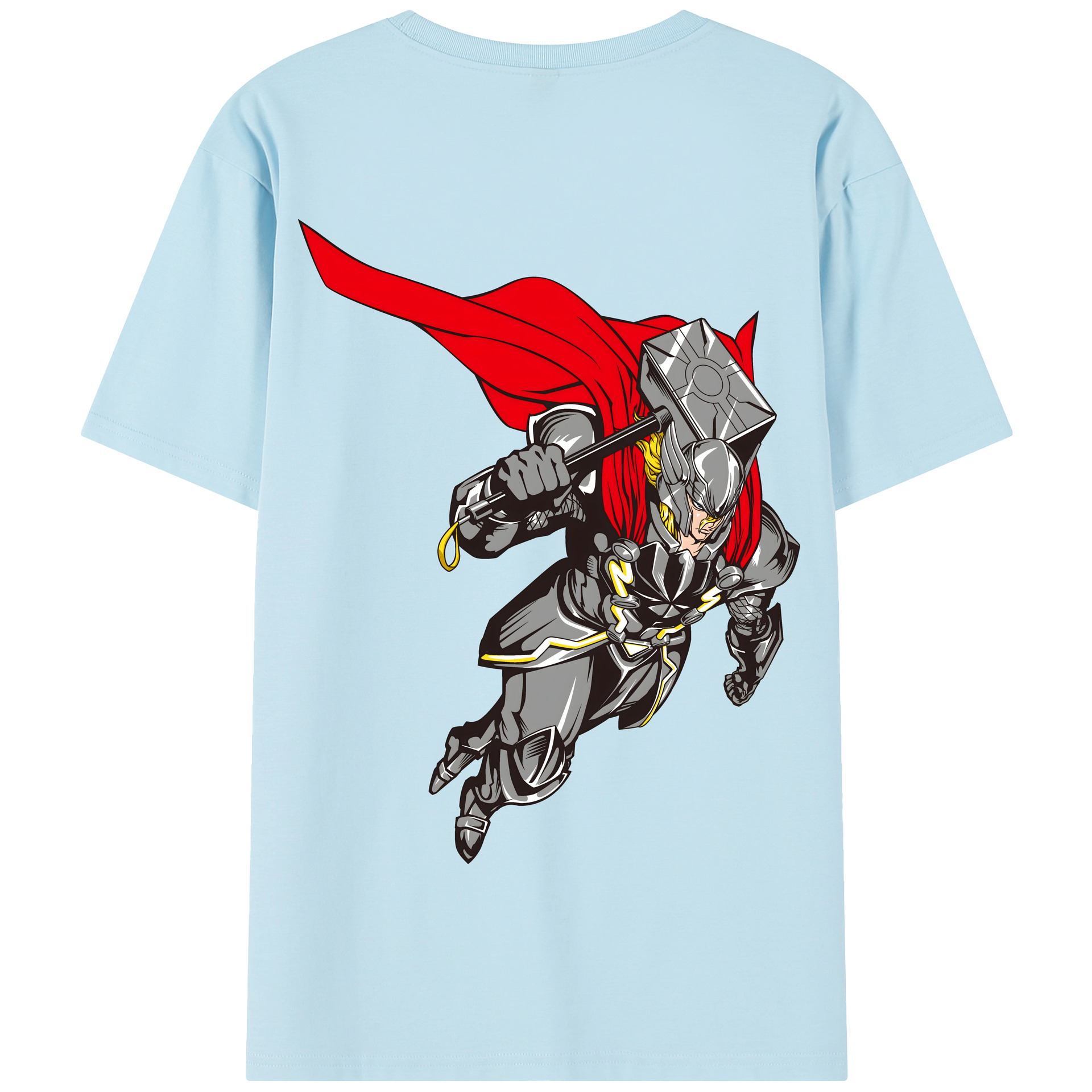 （画像用） アベンジャーズ The Avengers 綿100％半袖Tシャツ（背面プリント）